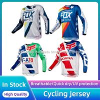 ❀¤ 【In Stock】Mens Long Sleeve Cycling Jersey Motocross Football Soccer Training T-shirt Clothing Mountain Bike Clothes Downhill Shirt NEW Racing Downhill Jersey Motocross Sportwear