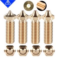 ❍ Mellow 1Pcs NF-V6 Sharp Volcano Nozzle Brass Lengthen Extruder Nozzle 0.4--1.2mm For 3D printer 1.75 Filament Volcano Hotend