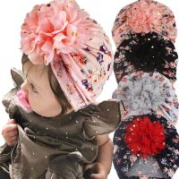 【hot sale】❅☃▫ C05 Lovely Flower Baby Girls Hat For Newborn Soft Cotton Baby Boys Girls Hat Turban Head Wraps Infant Toddler Cap Beanies