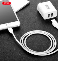 XO สายชาร์จ พร้อม ปลั๊กชาร์จ รุ่น L17 Adapter Set USB Dual 2.1A Fast Charge อะแดปเตอร์ Adapter หัวชาร์จ หัวชาร์จโทรศัพท์ ที่ชาร์จ ที่ชาร์จโทรศัพท์