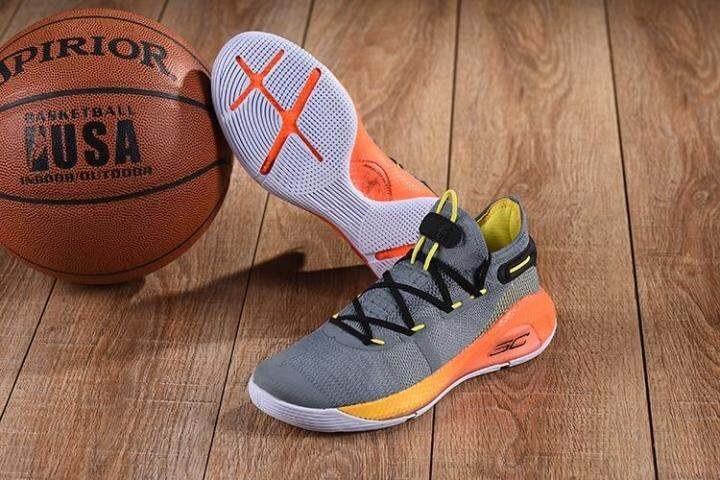 Curry 6 black on sale orange