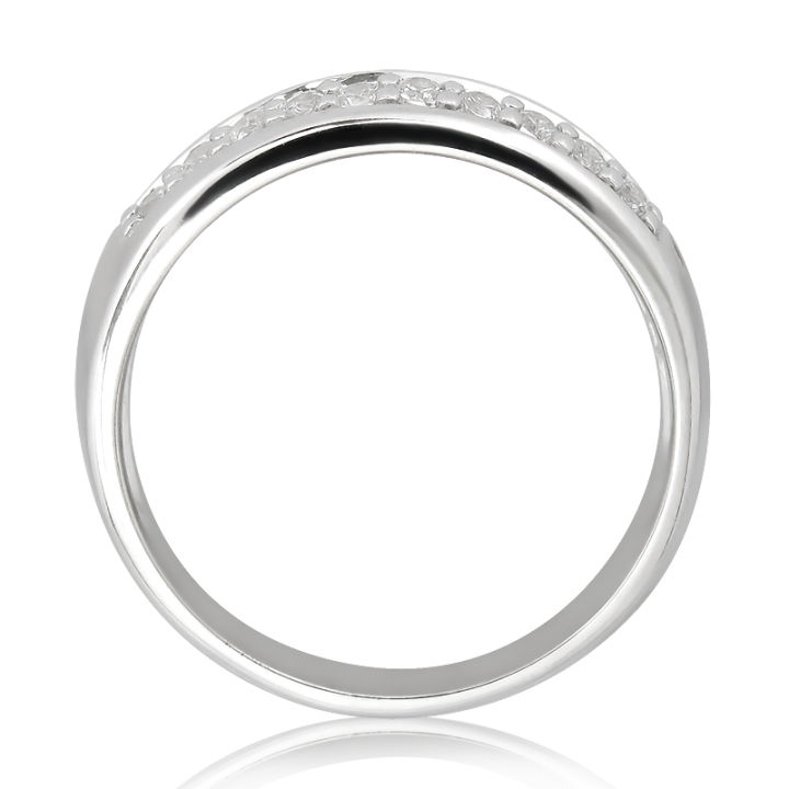 แหวนหมั้นหญิง-ทอง-18kt-ประดับเพชร-น้ำหนักรวม-0-15-กะรัต-คุณภาพเพชร-e-vs