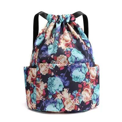 Packable Drawstring Bag Waterproof Drawstring Bag Waterproof Backpack Travel Backpack Lightweight Backpack