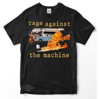เสื้อยืดพรีเมี่ยมเสื้อยืด พิมพ์ลาย Rage AGAINTS THE MACHINE KILLING IN THE NAME OF Premium สําหรับผู้ชาย