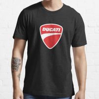 Ducati Logo Merchandise T Shirt For Bmw Hyosung Ac Sym Honda Aprilia Bakker 100% cotton T-shirt