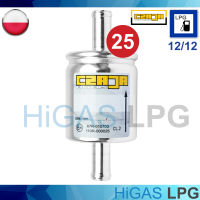 25 ชิ้น กรองแก๊ส Czaja LPG/NGV ขนาด 12*12 มม ( NEW 2020)