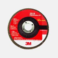 3M จานทรายเรียงซ้อนหลังแข็ง ขนาด 4นิ้ว Rigid Flap Disc 100 x 16 mm 1แผ่น (241D 251A)