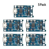 5ชิ้นไมโคร Usb โมดูลชาร์จ18650แผงวงจรป้องกันการชาร์จลิเธียมโมดูลชาร์จ5V 1a ชาร์จ1000ma