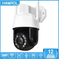 Hamrol 5MP WiFi PTZ Camera Outdoor 36X Optical Zoom CCTV Security Camera Audio Color Night Vision Speed Dome Wireless IP Camera