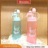 ENCOUNT 580ML จุได้มาก ขวดน้ำละอองน้ำ อุปกรณ์ทำความเย็น พร้อมสเปรย์ละออง ฤดูร้อนฤดูร้อนฤดูร้อน ขวดน้ำดื่มขวด กีฬากีฬากีฬา