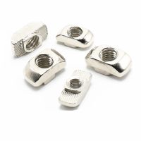 10 30pcs M3 M4 M5 M6 M8 T nut hammer head sliding carbon steel T slot nut fasteners 2020 3030 4040 Series Aluminum Profile