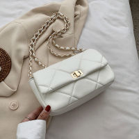 Chain Design PU Leather Crossbody Bags For Women 2022 Summer Fashion Solid Color Shoulder Handbags Female Travel Cross Body Bag