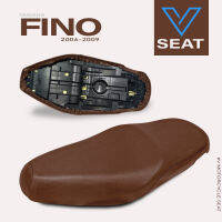 เบาะ Fino ปี 2006-09 สีน้ำตาลเข้ม ( V Seat เบาะรถมอเตอร์ไซค์ )