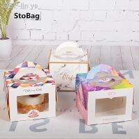 StoBag 10ชิ้น4นิ้วพร้อมหน้าต่างงาน DIY ของหวานงานปาร์ตี้วันเกิดงานแต่งงาน