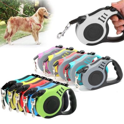 3M/5M Retractable Dog Leash Automatic Flexible Pet Puppy Cat Traction Rope Belt Dogs Durable Nylon Leash for Small Medium Dogs