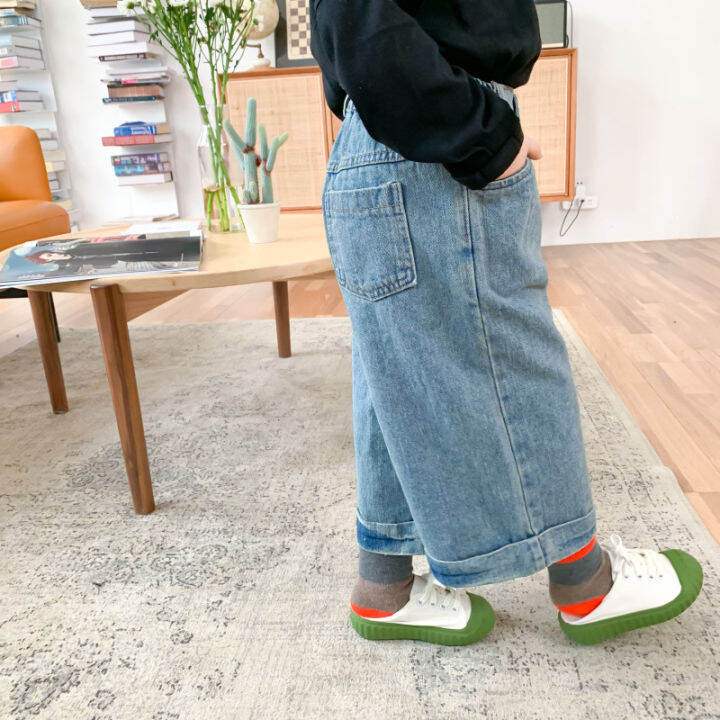 spring-autumn-korean-style-fashion-girls-wide-leg-denim-pants-children-casual-loose-jeans-1-6y