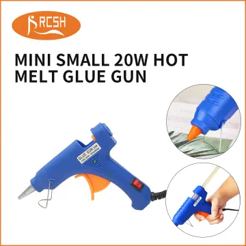 SHALL Mini Hot Glue Sticks 7mmx200mm 100-pack Clear Hot Melt Glue