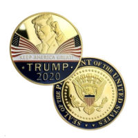 58th USA President เหรียญที่ระลึก America President Donald Trump Gift Medallions Coins USA Style Coin Collection Badge-Daoqiao