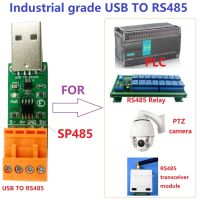 Sp485 Ic เกรดอุตสาหกรรม Ch340โมดูลตัวแปลงจาก Usb เป็น Rs485สำหรับบอร์ดรีเลย์ Arduino Uno Nano Plc Mcu Modbus