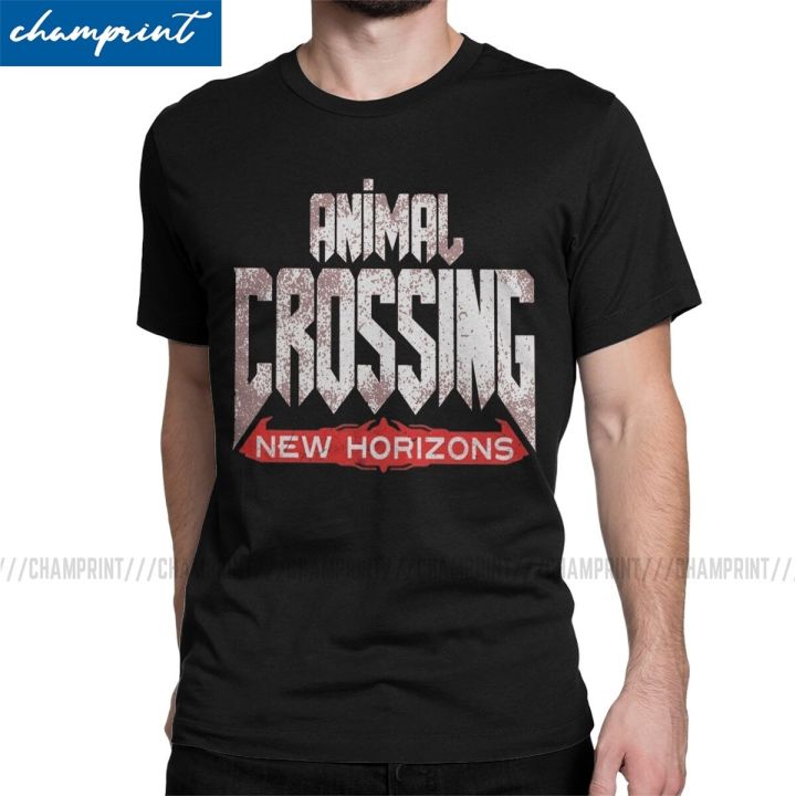 men-doom-eternal-animal-crossing-t-shirts-pure-cotton-clothes-novelty-short-sleeve-crewneck-tees-printing-t-shirt