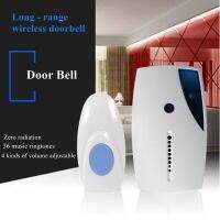 [MEESS] Smart LED Indication Wireless Doorbell 36 Tunes Chime Music Door Bell Transmitter Receiver 70 110M Range Remote Control CA