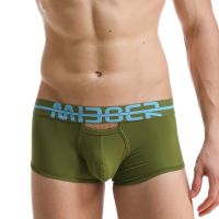 [COD] Mens underwear middle-aged and elderly hollow boxer mens head male E398