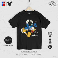 [ส่งฟรี] เสื้อยืด Mickey Mouse มิกกี้เมาส์ รุ่น MK-073 ลิขสิทธิ์แท้ วอลต์ ดิสนีย์ สีดำ เสื้อ Disney แท้ [M,L,XL,2XL]