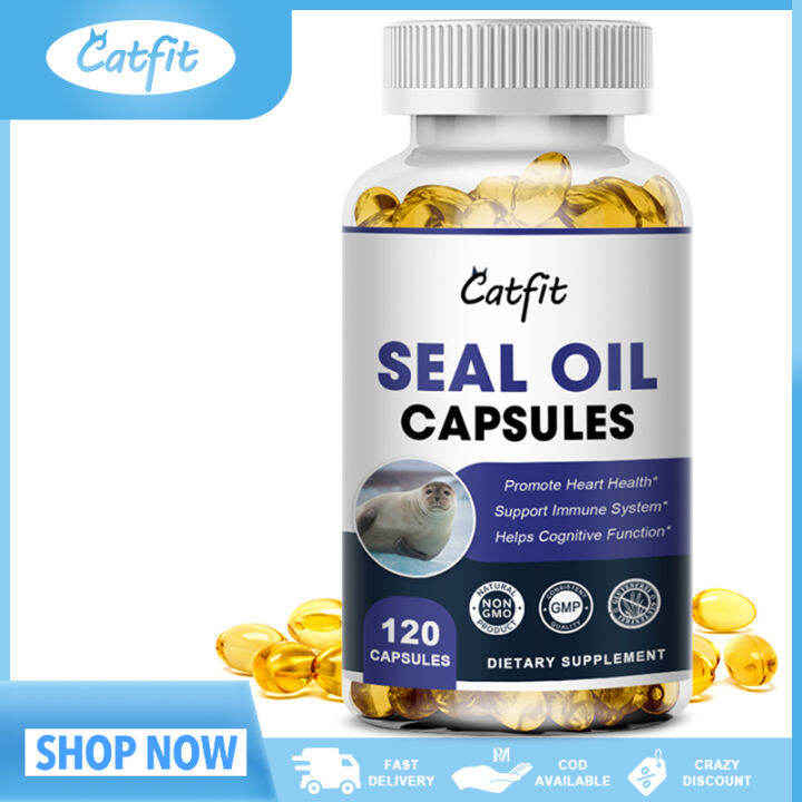 Seal Oil Capsules Enriched with Omeage3 DHA EPA&DPA Supports Brain