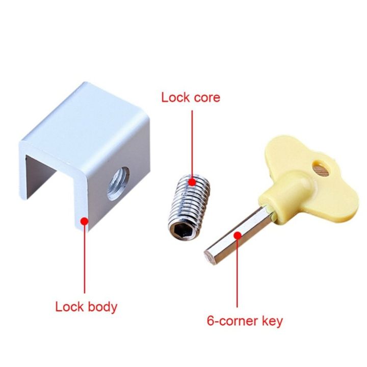 ประตูบานเลื่อนล็อคประตูนิรภัยสำหรับเด็ก-ประตูหน้าต่างป้องกันการหยิกล็อครักษาความปลอดภัยหน้าต่างเลื่อนกรอบกันชนตู้ล็อกอุปกรณ์ล็อคตู้และสายรัด