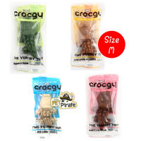 Crocgy ขนมขัดฟันสุนัขรูปทรงจระเข้ (Size M) ฟันสะอาด ลมหานใจหอมสดชื่น ลดคราบพลัคและหินปูน