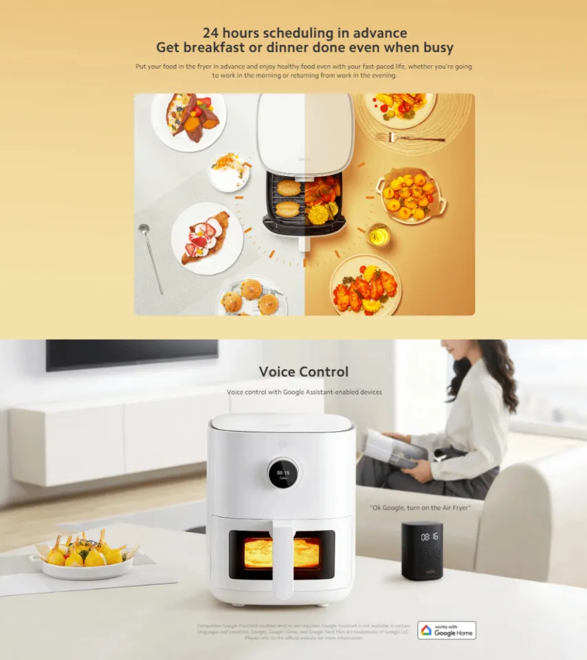 Xiaomi Mi Smart Air Fryer 3.5L can also bake, make yogurt, dry