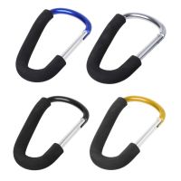 ฟองน้ำใหญ่ Carabiner รถเข็นเด็กแขวนที่จับรถเข็นเด็กกระเป๋าช้อปปิ้งตะขอเกี่ยว