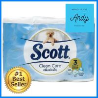 กระดาษชำระ SCOTT CLEAN CARE BABY POWDER แพ็ค6TOILET TISSUE SCOTT CLEAN CARE BABY POWDER PACK 6 **ด่วน สินค้าเหลือไม่เยอะ**