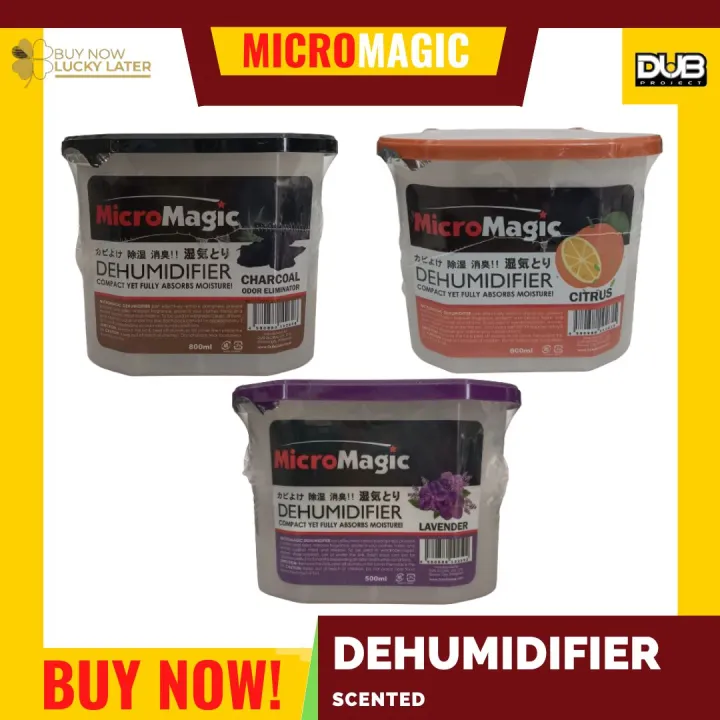 MICROMAGIC DEHUMIDIFIER 1 PIECE (SCENTED) 500ML & 800ML ON HAND CASH