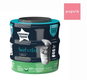 Tommee Tippee - Twist & Click Cassettes 3 Pack ( Carton of 3) - Onceit