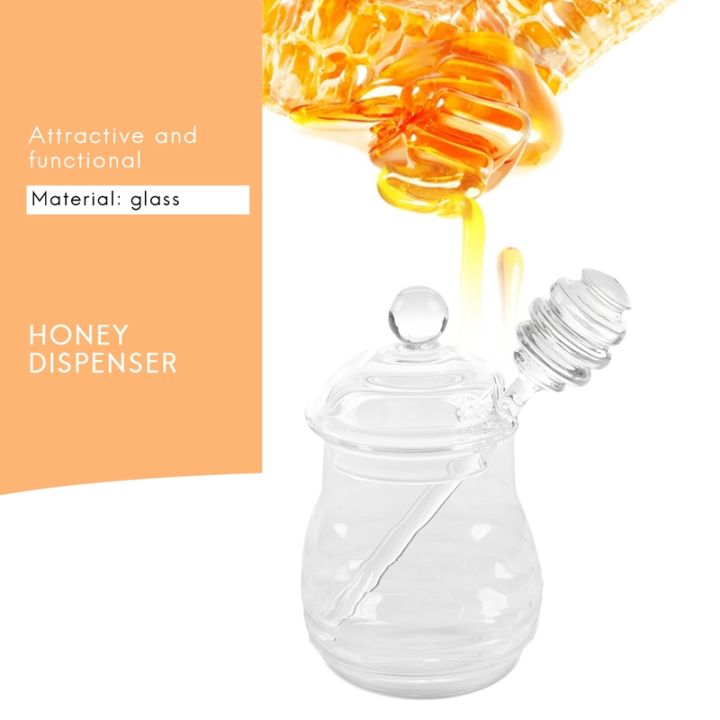 transparent-glass-honey-jar-with-lid-honey-jar-with-dipper-clear-9-ounces
