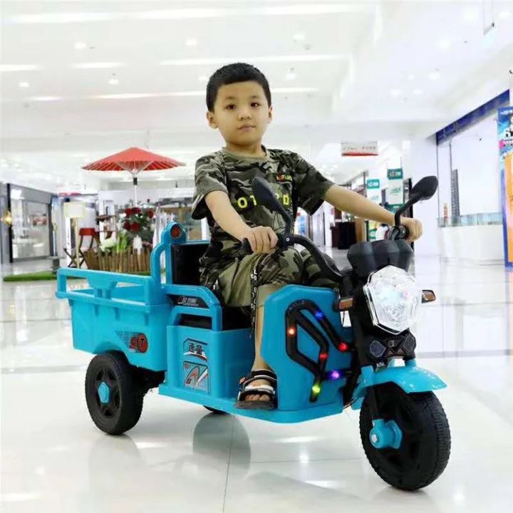 toykidsshop-รถสามล้อไฟฟ้าเด็กนั่ง-รถแบตเตอรี่เด็ก-สามล้อไฟฟ้าเด็ก-ขนาด2มอเตอร์-no-273