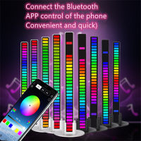 Pickup Rhythm Light USB LED table lamps Sound Control Music Atmosphere Light RGB Colorful Tube Lamp Ambient Light For Car Party