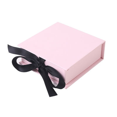 Jewelry Case Jewelry Box Jewellry Accessories Gift Case Ribbon Flap Jewelry Box Necklace Boxes Paper Case