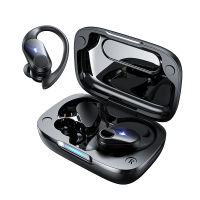 Wireless Headphones TWS Bluetooth 5.1 Earphones 9D HIFI Stereo Earbuds Sports Waterproof Headsets Low Latency Ear Hook with Mic