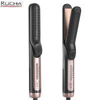 RUCHA Flat Iron ที่หนีบผมตรงและที่ม้วนผม2 In1 360 ° Airflow Styler Curling Iron พร้อม80 Ionic Cooling Air Vents เตารีดผม