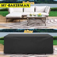 60 Size High Quality Outdoor Patio Waterproof Covers For Furniture Table Sofa Cover 210D Oxford Cloth Black Dust Cover