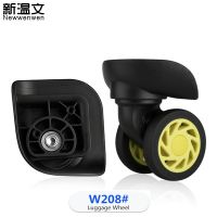 【CW】 Rubber Suitcase Luggage Wheels PartsRepair Spinner Trolley Casters for Suitcases W208