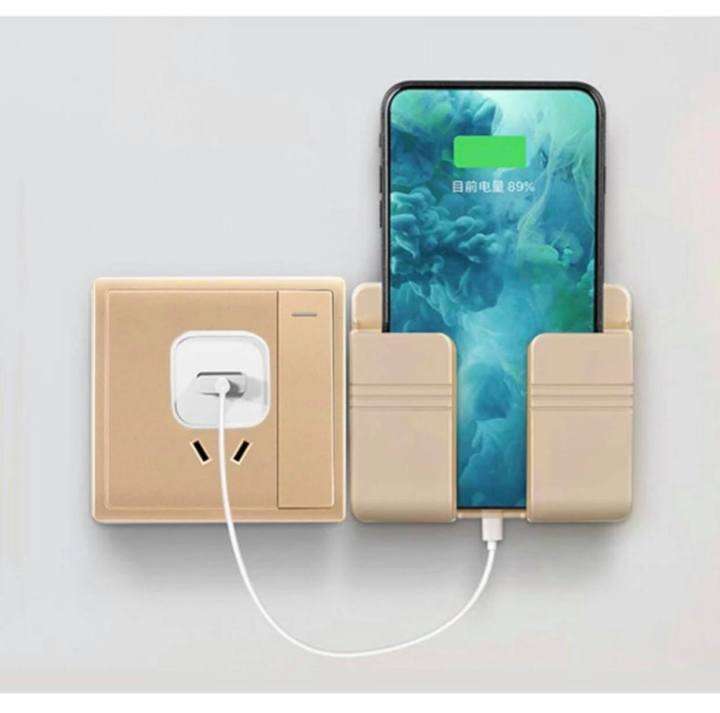 Adhesive Mobile Phone Holder Multipurpose Wall Holder for Phone/Charger