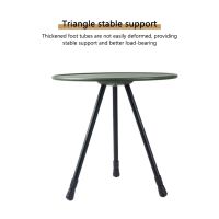 Portable Telescopic Folding Round Table Aluminum Alloy Adjustable Camping Small Round Table with Storage Bag Outdoor Furniture