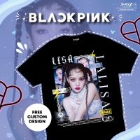 (Read Desc) เสื้อยืด พิมพ์ลายอัลบั้ม Lisa Blackpink LALISA solo kpop กําหนดเอง