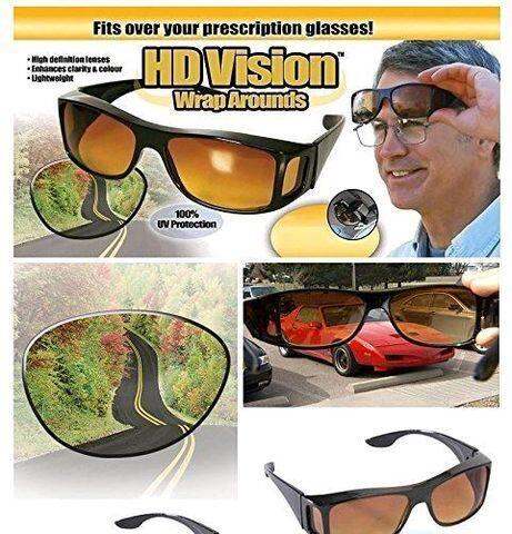 hd-vision-wrap-แว่นตาขับรถเวลากลางวัน-1-อันป้องกันuv-ใส่ขับ-กลางคืน-1-อัน-เพิ่มการมองที่ชัดขึ้น-ชุด-2-ชิ้น