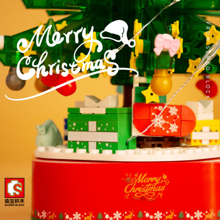 sembo-blocks-christmas-tree-reindeer-house-model-sets-building-bricks-toy-father-city-winter-brickheadz-santa-claus-elk-new-year