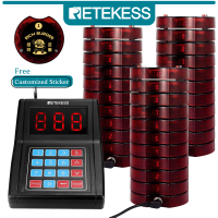 Retekess TD165(SU-668) ระบบเพจเจอร์สำหรับสำนักงาน Max 999 Beepers ระบบการโทรไร้สายพร้อม30วิทยุสื่อสารสำหรับร้านอาหารอาหารรถบรรทุกคลินิกโรงพยาบาล