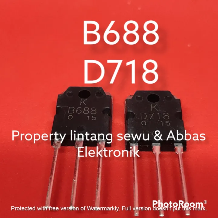 B688 D718 TRANSISTOR FINAL AMPLIFIER B688 D718 B 688 D 718 Lazada